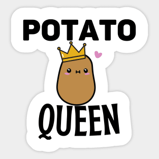 Potato Queen Potato Lover Gift Sticker